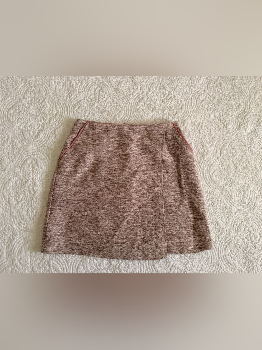 Pink Tweed Loft Size 6 Business Casual/Professional Skirt High Quality Lined